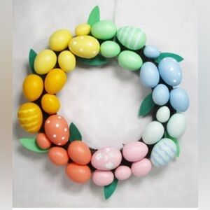 Easter egg wreath